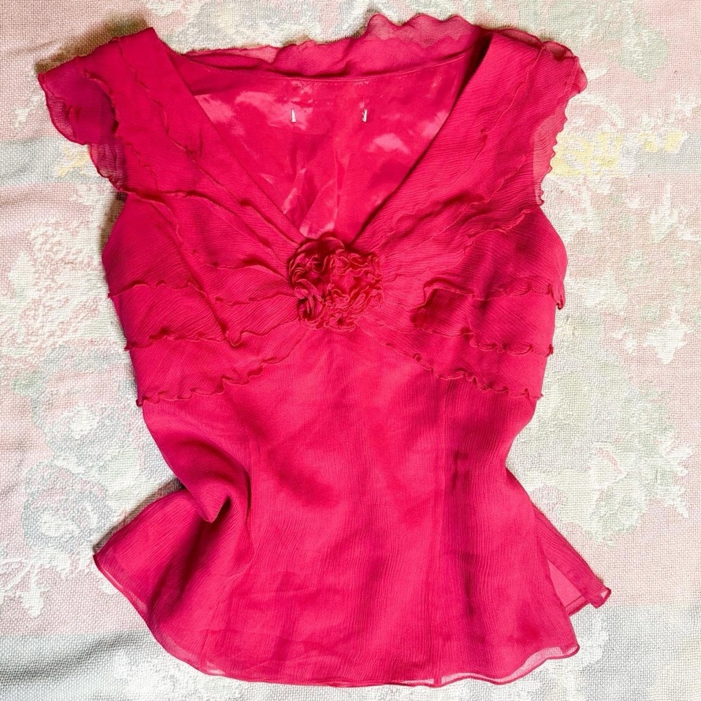 Ruffled Tank Top Size M/L